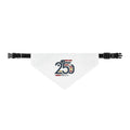 250 Anniversary Flag Stripe pet bandana | Clip-on Pet Bandana